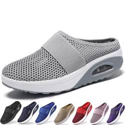 NURCIX Orthopädische Schuhe Damen, Air Cushion Diabetiker Schuhe, Atmungsaktiv mit Fußgewölbestütze Strick Freizeitschuhe,Freizeit Mesh Atmungsaktiv Sandals (Color : E, Size : 39 EU) von NURCIX