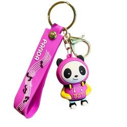 NURCIX Schlüsselanhänger Kreative Cartoon Panda Schlüsselanhänger Tasche Schlüsselring Auto Schlüssel Dekoration Anhänger Dekoration Geschenk von NURCIX