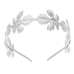 NUSITOU Metall Stirnband Kopfschmuck Für Frauen Blumenmädchen Kopfschmuck Blattkrone Brautkopfschmuck Für Hochzeit Griechische Accessoires Hochzeitszubehör Blatt Stirnbänder Für von NUSITOU