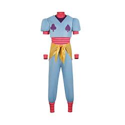 NUWIND Hisoka Anime Cosplay Kostüm Outfit komplettes Set für Halloween Party Verkleidung Erwachsene Herren Gr. Small, grün von NUWIND