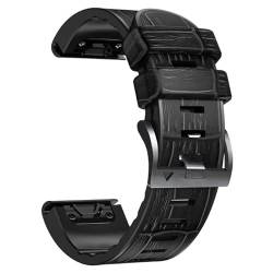 NVVVNX 22/26 mm Armband für Garmin Fenix 7 7X 6 6X Pro 5 5X Plus 3HR Smartwatch Leder + Silikon Fast Easyfit Armband, 22mm Fenix 6 6 Pro, Achat von NVVVNX
