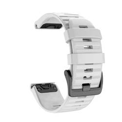 NVVVNX 26 22 20 mm Schnellverschluss-Uhrenarmband für Garmin Fenix 6X 6 Pro 5X 5Plus 3HR Enduro 935 Silikon Easyfit Armband Smartwatch Armband, 26mm For Fenix 5X 5XPlus, Achat von NVVVNX