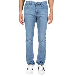 NY Deluxe Edition Herren Slim Fit Stretch Denim Jeans Hose, hellblau, 94 von NY Deluxe Edition