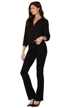 NYDJ Damen Barbara Bootcut Jeans, New Black, 38 von NYDJ