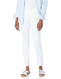 NYDJ Damen Pull ON Skinny Ankle with Side Slit Jeans, Optic White, 42 von NYDJ