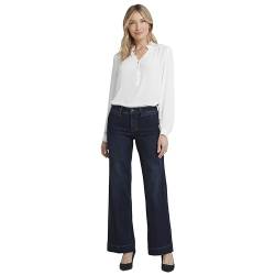 NYDJ Damen Teresa Trouser Premium Denim Jeans, Burbank Wash, 40 von NYDJ