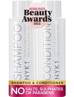Salzfreies Shampoo Und Conditioner (2 x 500ml) Ideales Keratin Shampoo Und Pflegespülung Nach Der Pflege Der Haare Für Haarglättung - Ohne Silikon Sulfate Und Parabene von NYK1