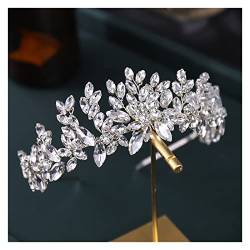 yaoqijie Braut Stirnband Handgemachte Strass Blume Haarband Kristall Hochzeit Kopfschmuck Mode Kopfschmuck Frauen Party Geschenk Haarband lasting von NYMFEA