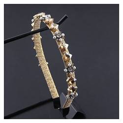 yaoqijie New Headmade Luxus Glänzender Strass Haarband Haarschmuck Weit Haar-Reifenband Stirnband for Frauen Mädchen Hochzeit 311 lasting (Color : 4) von NYMFEA