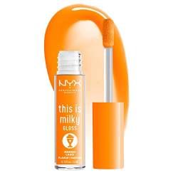 NYX PROFESSIONAL MAKEUP This Is Milky Gloss, Lip Gloss with 12 Hour Hydration, Vegan - Mango Lassi (Orange Cream) von NYX PROFESSIONAL MAKEUP