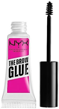 NYX Professional Makeup Brow Glue, Instant Brow Styler, Für Augenbrauen wie laminiert, Transparent von NYX PROFESSIONAL MAKEUP