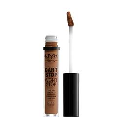 NYX Professional Makeup Can't Stop Won't Stop Contour Concealer - wasserfester flüssiger Abdeckstift, Kaschieren & Highlighten, 3, 5 ml, Cappuchino 17 von NYX PROFESSIONAL MAKEUP