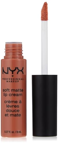 NYX Professional Makeup Lippenstift, Soft Matte Lip Cream, Cremiges und mattes Finish, Hochpigmentiert, Langanhaltend, Vegane Formel, Farbton: Abu Dhabi von NYX PROFESSIONAL MAKEUP