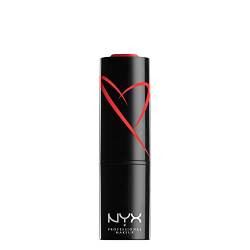 NYX Professional Makeup Lippenstift mit Satin-Finish und ultra-gesättigter Farbe, Shout Loud Satin Lipstick, Day Club (Orange) von NYX PROFESSIONAL MAKEUP