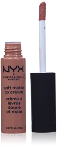 NYX Professional Makeup Soft Matte Lip Cream, Cremiges und mattes Finish, Hochpigmentiert, Langanhaltend, Vegane Formel, Farbton: Stockholm von NYX PROFESSIONAL MAKEUP