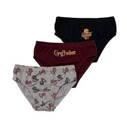 Slip 3 Stück Offizielle Harry Potter Kinder Shorties Unterwäsche 4106, Mehrfarbig 5-6 Jahre von Nada Home