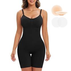 Nadeer Shapewear Für Damen Body Shaper Bauchweg Shaping Bodysuits Figurformende Unterwäsche Miederbody Miederhose Formende Oberschenkel Schlanker von Nadeer