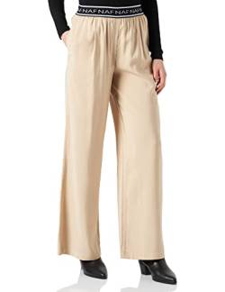 Naf Naf Damen Klassische Hose, Beige, 32 von Naf Naf