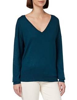 Naf Naf Damen Mada Pullover, Blau, Small von Naf Naf