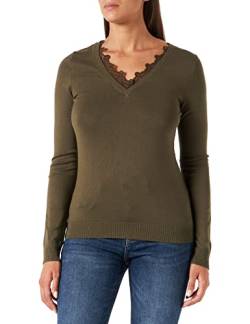 Naf Naf Damen Mazarin Pullover, Musette Grün, XS von Naf Naf