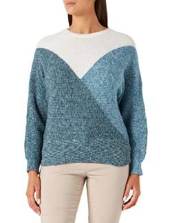 Naf Naf Damen Mcarmen Pullover, Blau, Large von Naf Naf