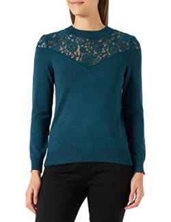 Naf Naf Damen Mykonos Pullover, Blau, Small von Naf Naf