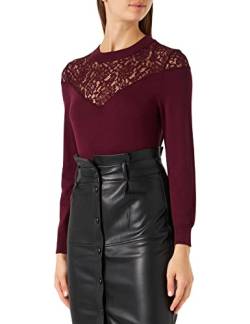 Naf Naf Damen Mykonos Pullover, Violett, XS von Naf Naf