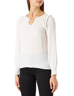 Naf Naf Damen Otina T-Shirt, Elfenbein, M von Naf Naf