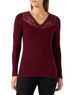 Naf Naf Damen Ovivian T-Shirt, Violett, Large von Naf Naf