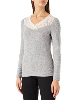 Naf Naf Damen Oviviane T-Shirt, Grau, M von Naf Naf