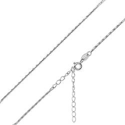 Nagel Jewellery BEssential Haferkorn Kette Silber 925 ohne Anhänger 18 K Gold vergoldet - 40 cm + 5 cm Verlängerungskette von Nagel Jewellery