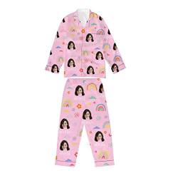 Naispanda Benutzerdefinierte Pyjama-Set mit Foto für Frauen,Muttertagsgeschenk für Mama, Erntedankfest Geburtstag Geschenk Mutter von Naispanda