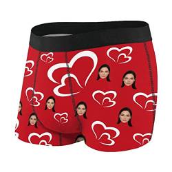 Personalisierte Boxershorts mit lustigem Gesicht für Männer, benutzerdefinierte Shorts, Unterhose mit Gesicht der Ehefrau, Freundin, Boxershorts, Valentinstag, Geburtstagsgeschenk für Ehemann, Freund von Naispanda