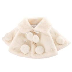 Naiyafly Baby Mädchen Pelzmantel Mantel Kleidung Kleinkind Nette Winter Verdicken Jacke Schal Schneeanzug Mädchen Warme Mantel Oberbekleidung Kleidung von Naiyafly