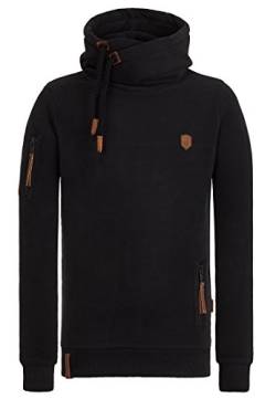 Naketano Herren Kapuzenpullover Pimp Hoodie-Small-Black von Naketano