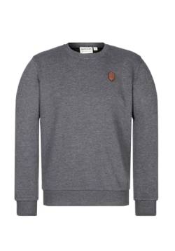 Naketano Rainerius Sweater Sweatshirt Pullover (DE/NL/SE/PL, Alphanumerisch, M, Regular, Regular, Anthracite Melange) von Naketano