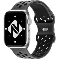 Nalia Smartwatch-Armband Apple Watch 38mm/40mm/41mm, Airflow Silikon Ersatzband / für Fitness Uhr / Atmungsaktive Löcher von Nalia