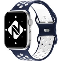 Nalia Smartwatch-Armband Apple Watch 38mm/40mm/41mm, Airflow Silikon Ersatzband / für Fitness Uhr / Atmungsaktive Löcher von Nalia