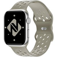 Nalia Smartwatch-Armband Apple Watch 38mm/40mm/41mm, Gelochtes Silikon Ersatzband / für Sport Fitness Uhr / Atmungsaktiv von Nalia