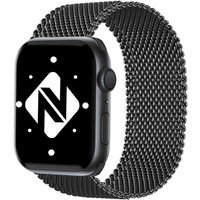 Nalia Smartwatch-Armband Apple Watch 38mm/40mm/41mm, Milanaise Metall Uhr Ersatzband / Magnet Verschluss / Edelstahl Loop von Nalia