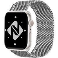 Nalia Smartwatch-Armband Apple Watch 38mm/40mm/41mm, Milanaise Metall Uhr Ersatzband / Magnet Verschluss / Edelstahl Loop von Nalia