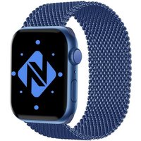 Nalia Smartwatch-Armband Apple Watch 38mm/40mm/41mm, Milanaise Metall Uhr Ersatzband / Magnet Verschluss / Edelstahl Loop von Nalia