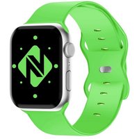 Nalia Smartwatch-Armband Apple Watch 38mm/40mm/41mm, Silikon Ersatzband / für Sport & Fitness Uhr / Atmungsaktiv / Outdoor von Nalia