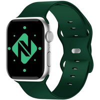 Nalia Smartwatch-Armband Apple Watch 38mm/40mm/41mm, Silikon Ersatzband / für Sport & Fitness Uhr / Atmungsaktiv / Outdoor von Nalia