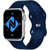 Nalia Smartwatch-Armband Apple Watch 38mm/40mm/41mm, Silikon Ersatzband / für Sport & Fitness Uhr / Atmungsaktiv / Outdoor von Nalia