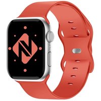 Nalia Smartwatch-Armband Apple Watch 38mm/40mm/41mm, Silikon Ersatzband / für Sport & Fitness Uhr / Atmungsaktiv / Outdoor von Nalia