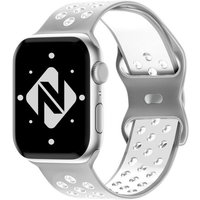 Nalia Smartwatch-Armband Apple Watch 42mm/44mm/45mm/49mm, Airflow Silikon Ersatzband / für Fitness Uhr / Atmungsaktive Löcher von Nalia