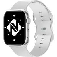 Nalia Smartwatch-Armband Apple Watch 42mm/44mm/45mm/49mm, Silikon Ersatzband / für Sport & Fitness Uhr / Atmungsaktiv / Outdoor von Nalia