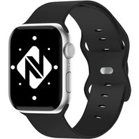 Nalia Smartwatch-Armband Apple Watch 42mm/44mm/45mm/49mm, Silikon Ersatzband / für Sport & Fitness Uhr / Atmungsaktiv / Outdoor von Nalia