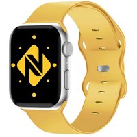 Nalia Smartwatch-Armband Apple Watch 42mm/44mm/45mm/49mm, Silikon Ersatzband / für Sport & Fitness Uhr / Atmungsaktiv / Outdoor von Nalia